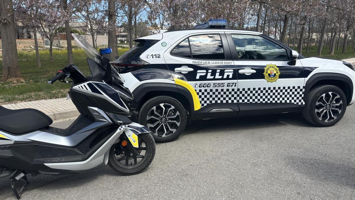 Nuevos vehículos de la Policía Local de la Llosa de Ranes