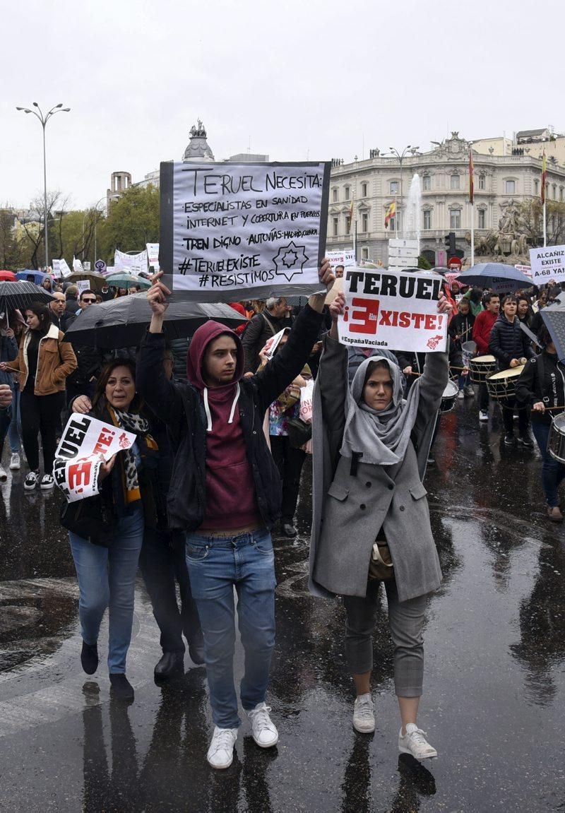 Manifestación 'Revuelta de la España vaciada' en Madrid