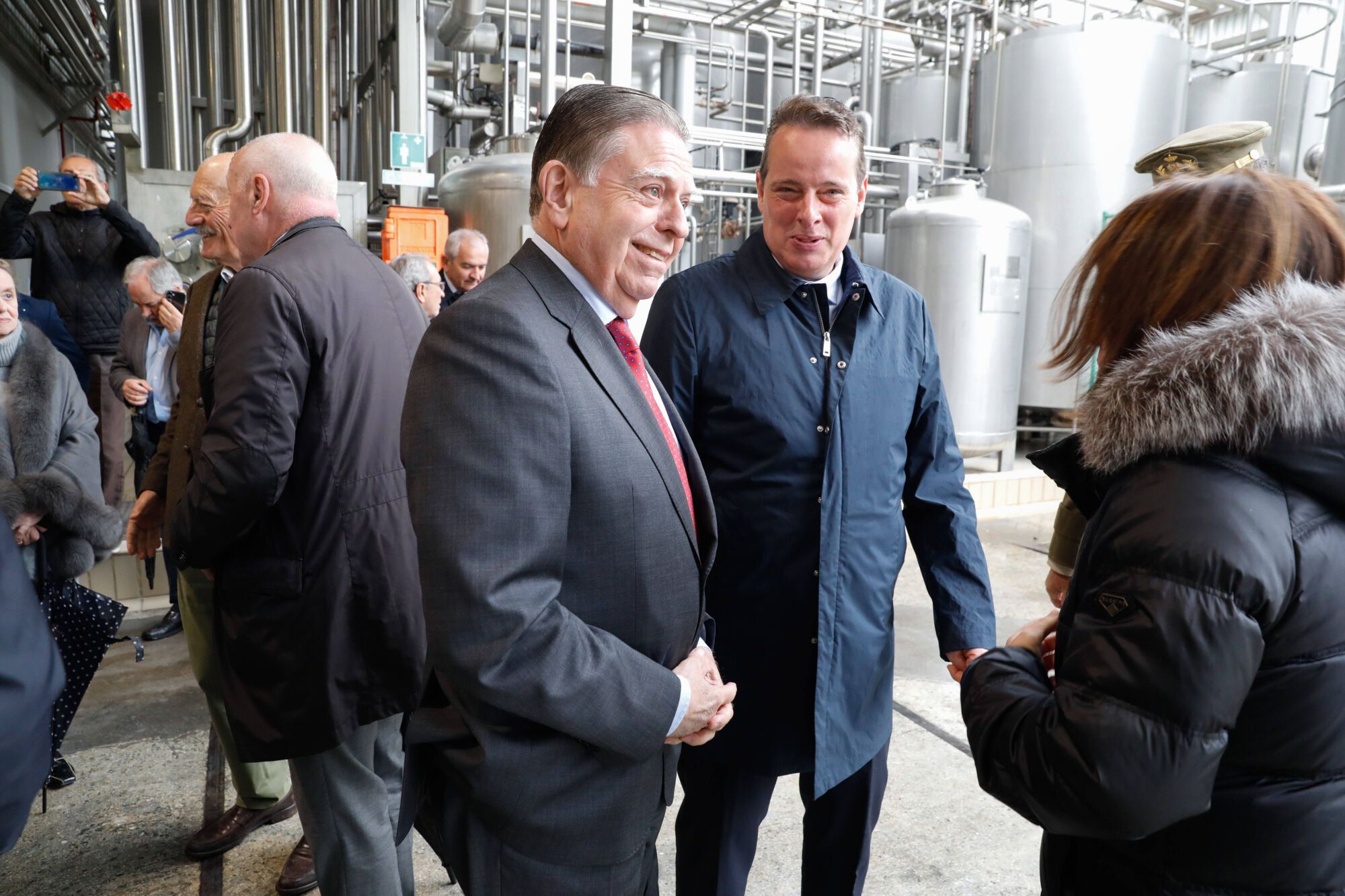 EN IMÁGENES: Inauguración de la nueva planta de Reny Picot en Anleo (Navia)