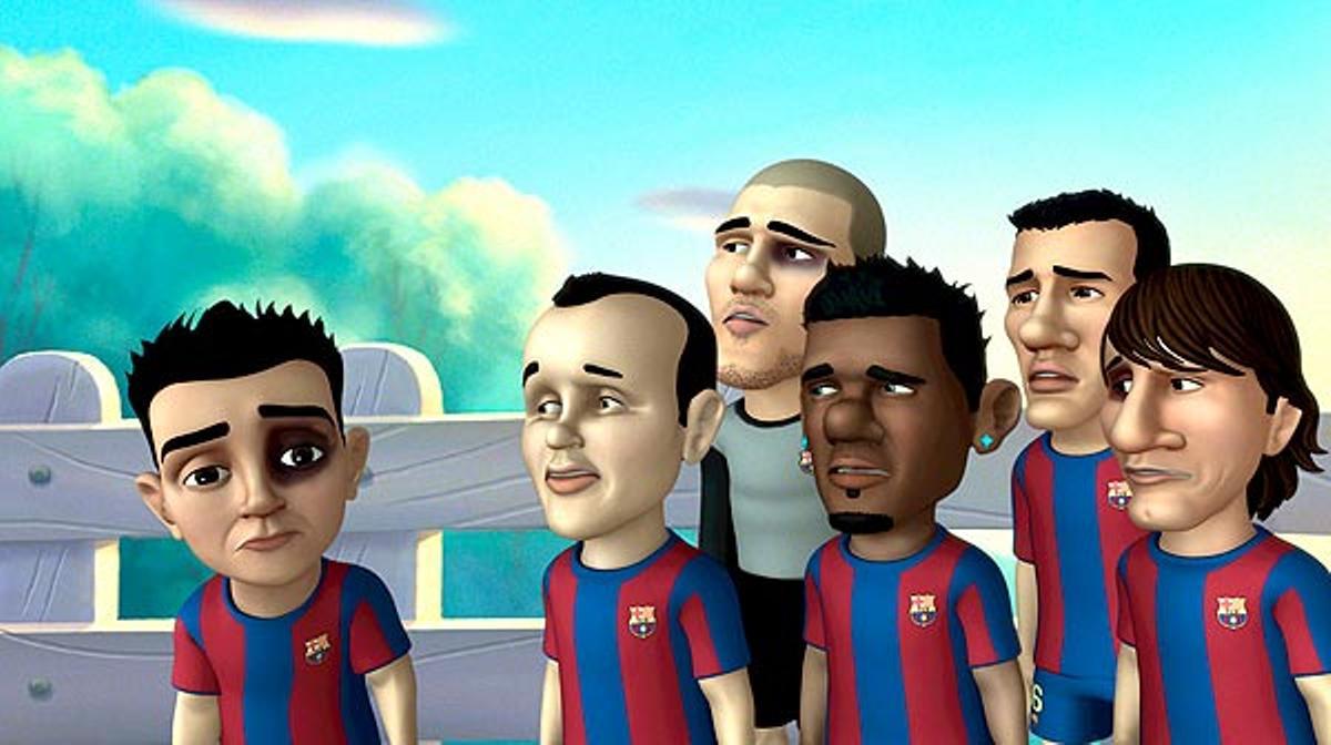 Videoclip del disc ’Històries del Barça’, amb la música que s’escoltarà a la sèrie ’Barça toons’.