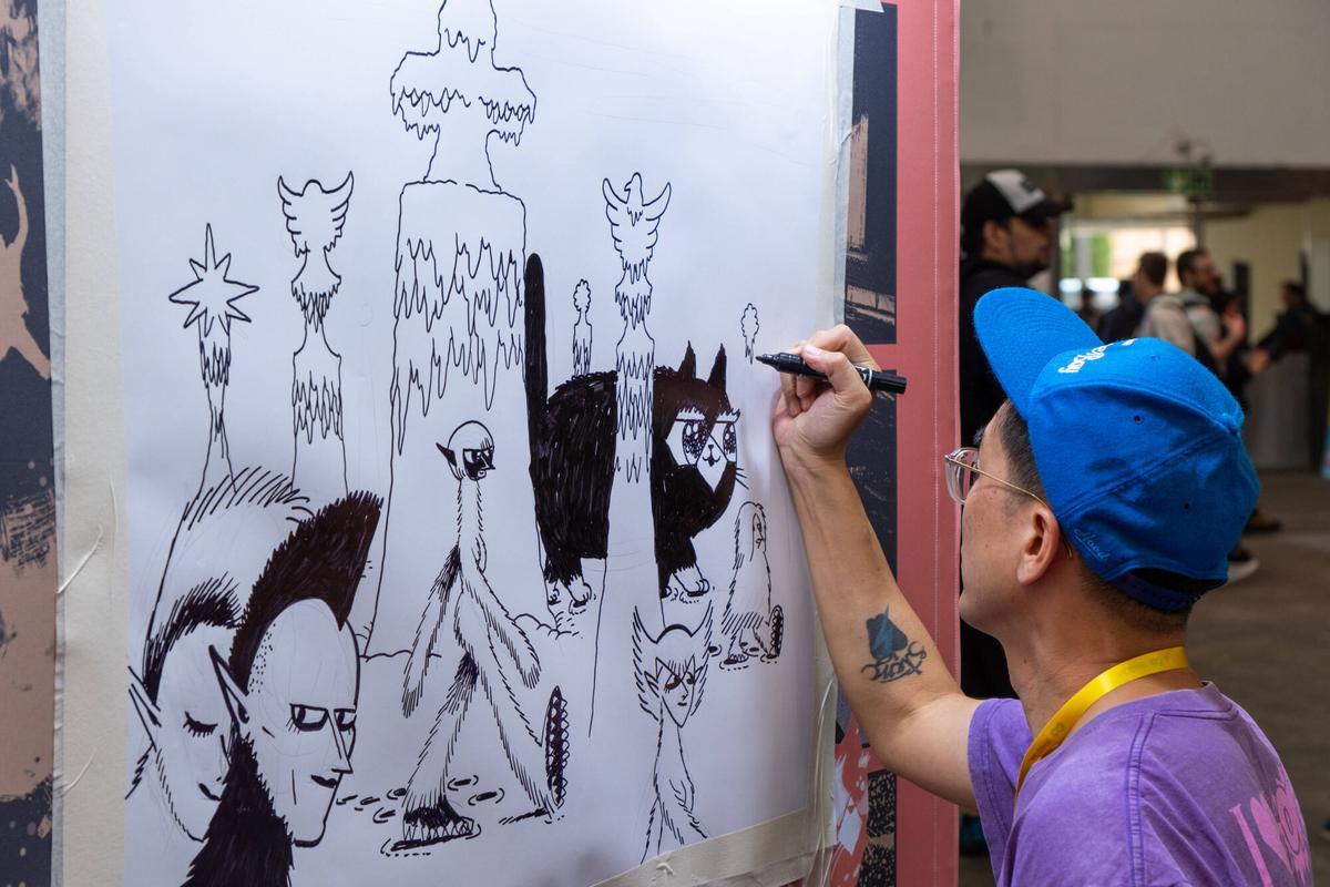 Ambiente salón del cómic de Barcelona