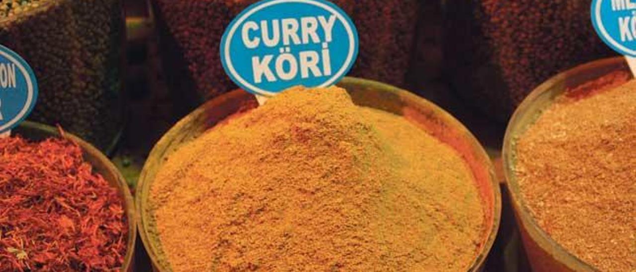 El curry es una especie llegada de las indias a través de los portugueses y británicos.