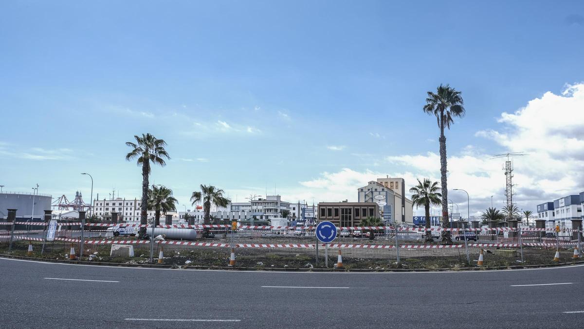 Obras en Belén María, en La Isleta
