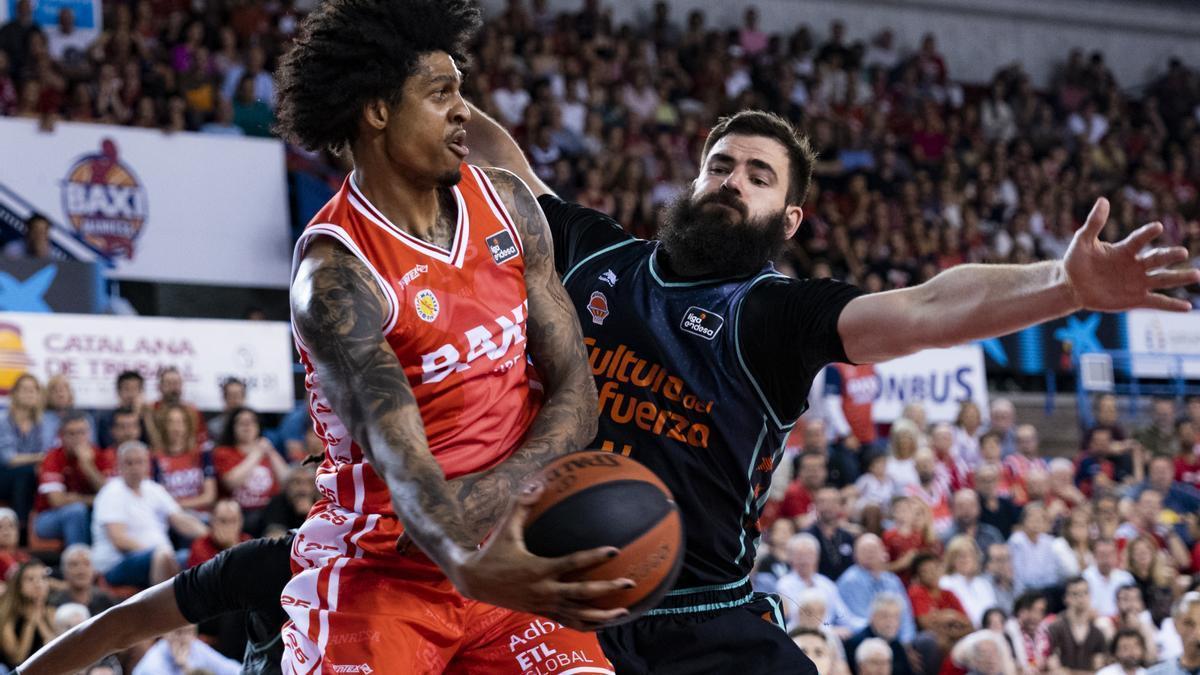 Bojan Dubljevic, en el último partido jugado ante el BAXI Manresa