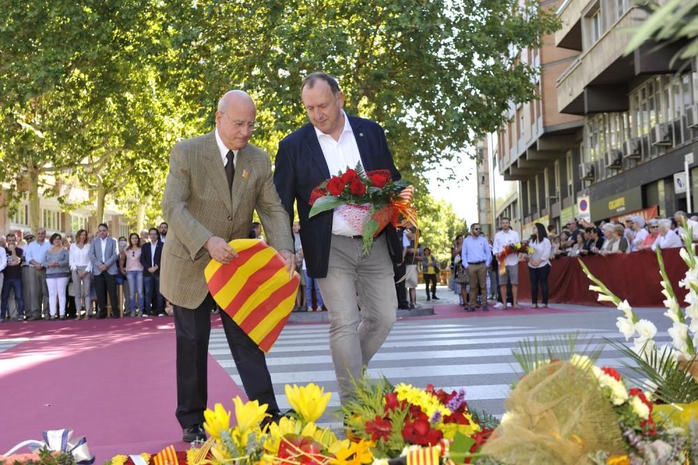 Ofrena de la Diada 2017 a Manresa