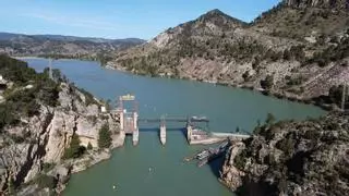 El embalse de Embarcaderos. Cofrentes.
