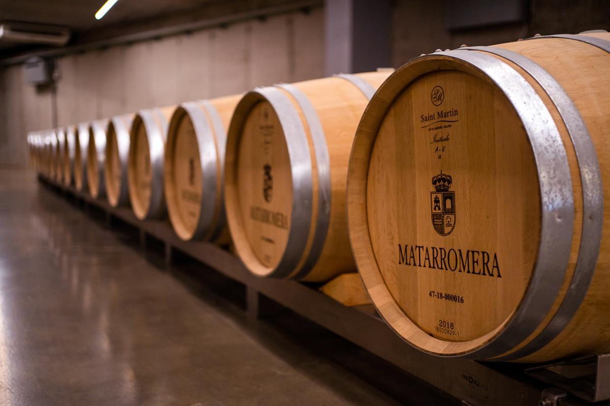 Interior de la bodega Matarromera.