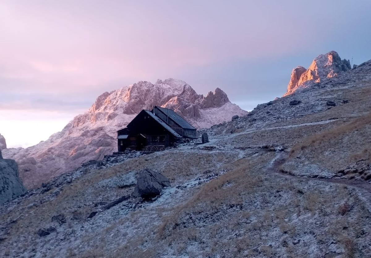 El entorno del refugio de Collado Jermoso, en la vertiente leonesa de los Picos de Europa.