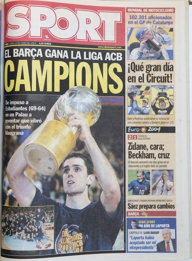 2004 - El Barça gana la ACB ante el Estudiantes