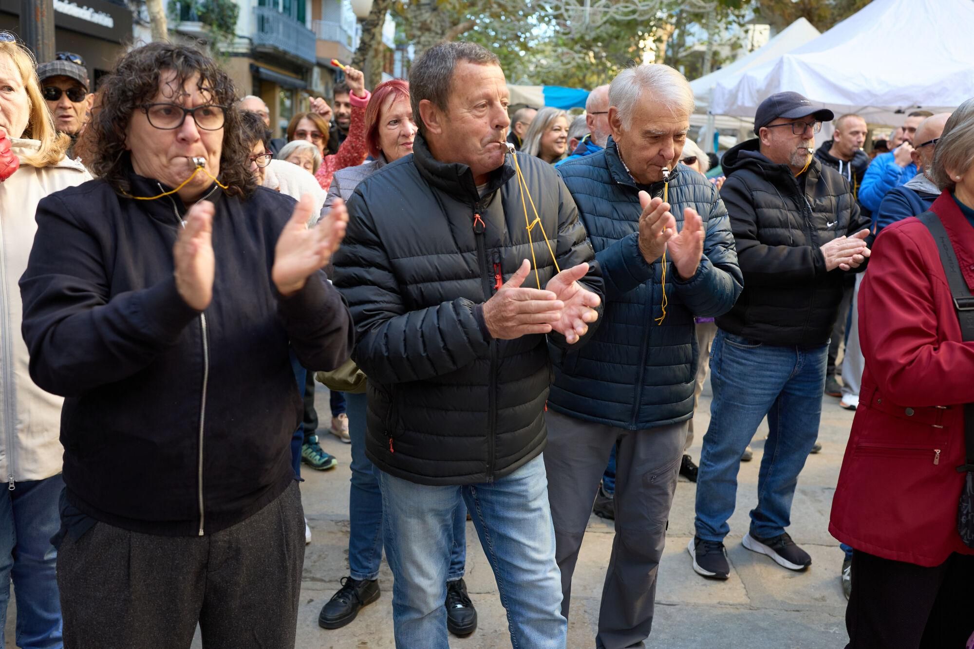 L'aturada de pescadors de Blanes, en imatges