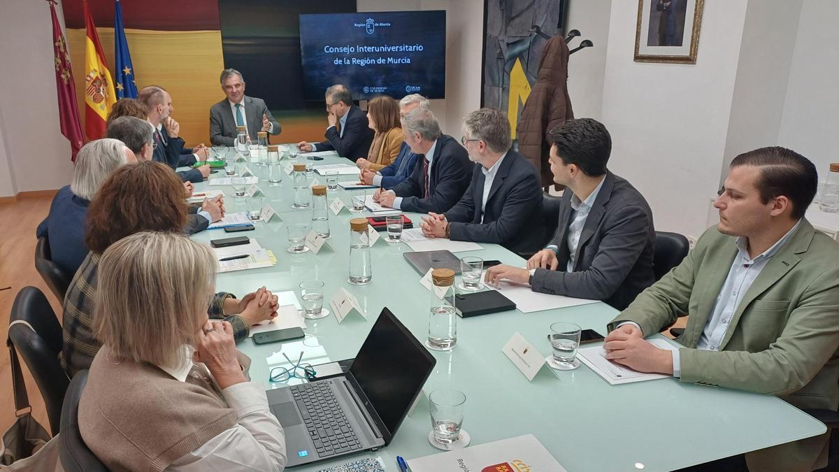 Reunión del Consejo Interuniversitario de este viernes.