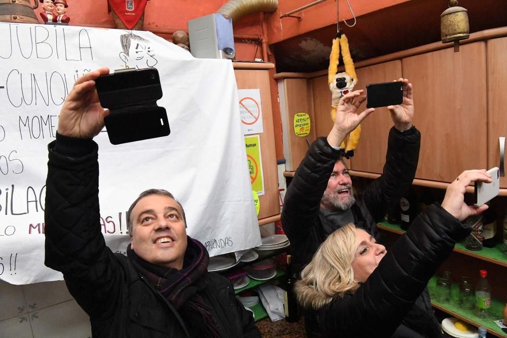 Despedida a la taberna A Cunquiña