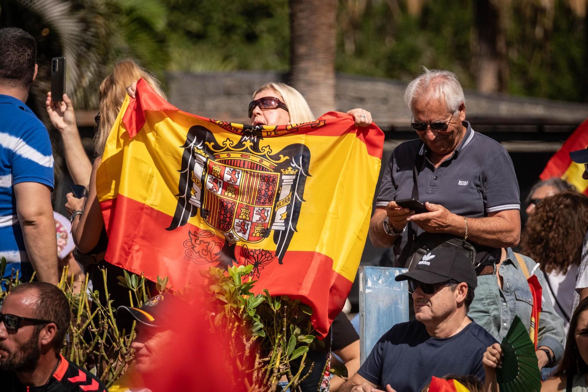 Manifestación contra la ley de amnistía en Santa Cruz de Tenerife