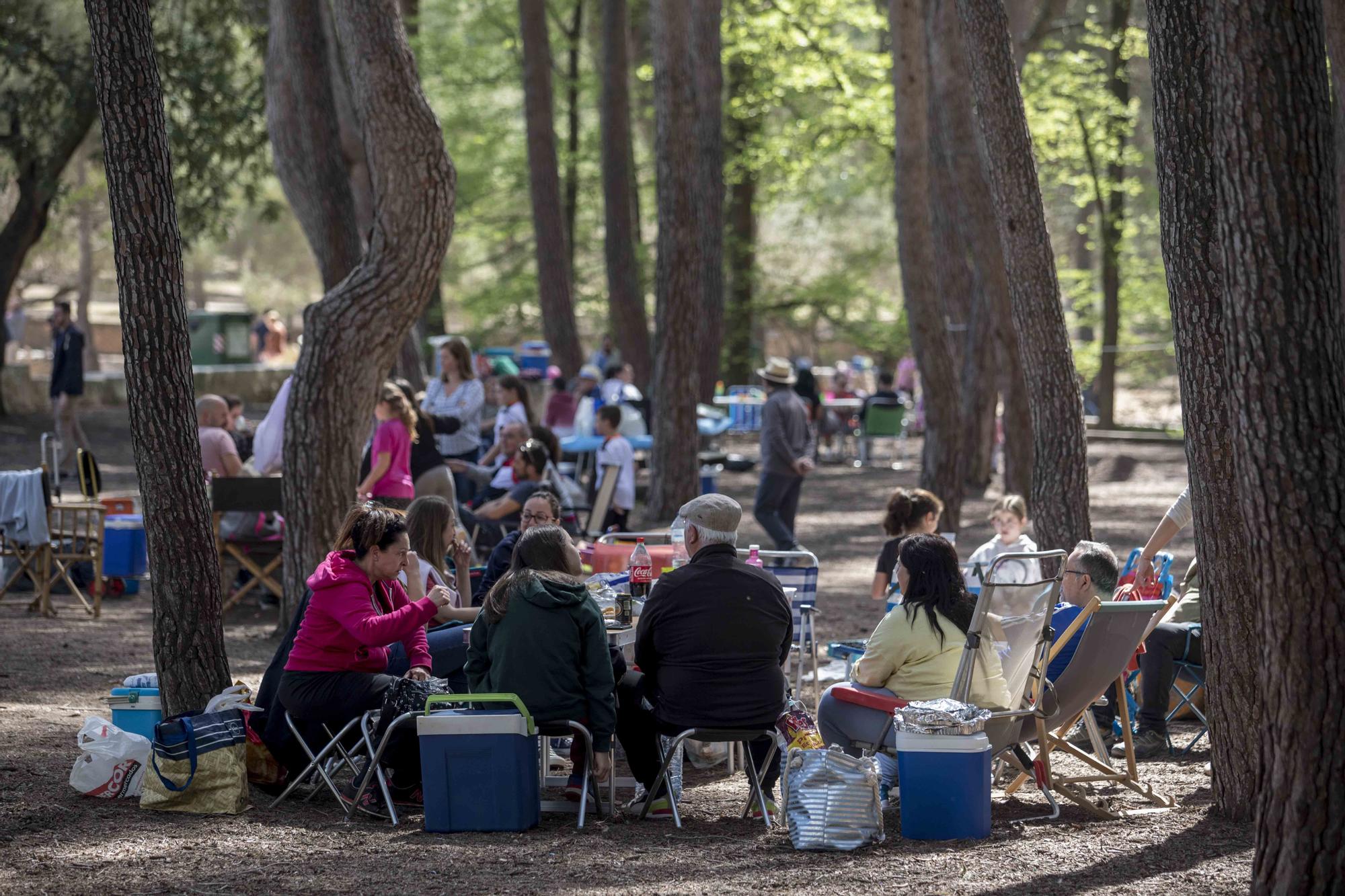 El Parc d San Vicent de Lliria vuelve a llenarse de familias dos años depués