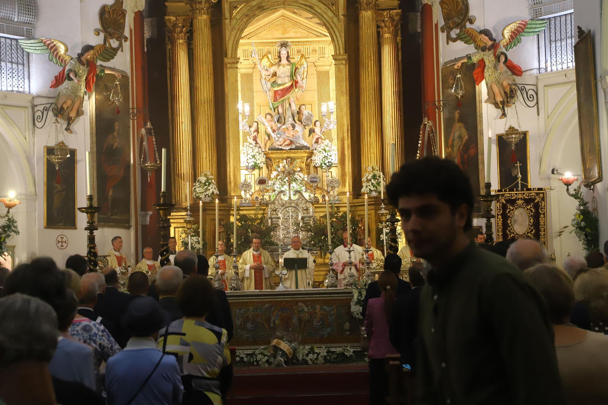 Festividad de San Rafael en la iglesia del Juramento