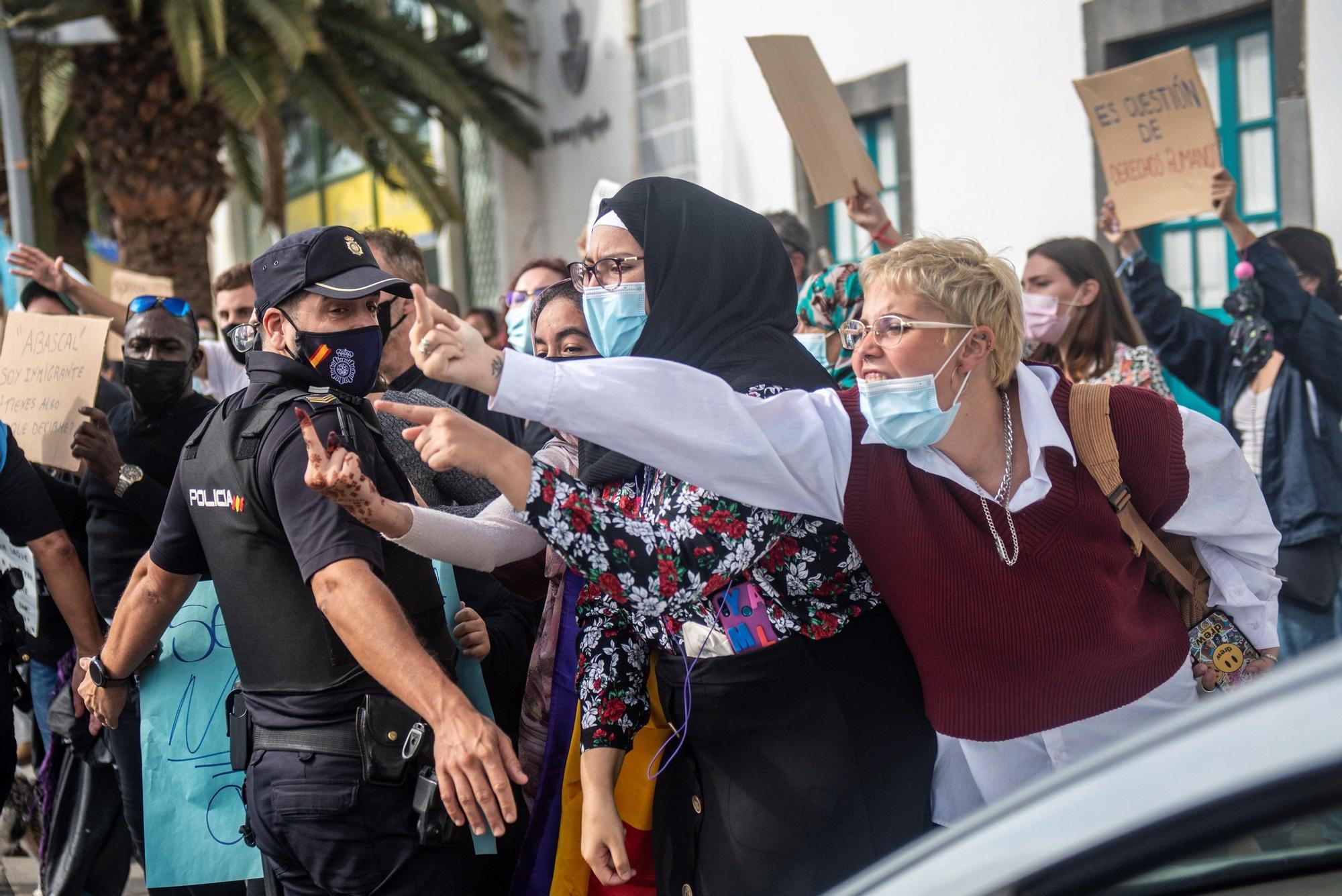 Visita de Santiago Abascal, presidente de Vox, a Arrecife.