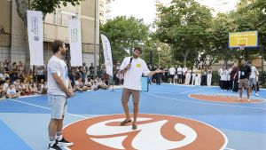 Ricky ha sido el impulsor de la reforma de la pista, con el apoyo de la Euroliga