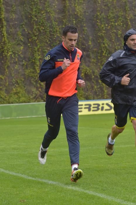 Entrenamiento de la UD Las Palmas en Barranco Seco