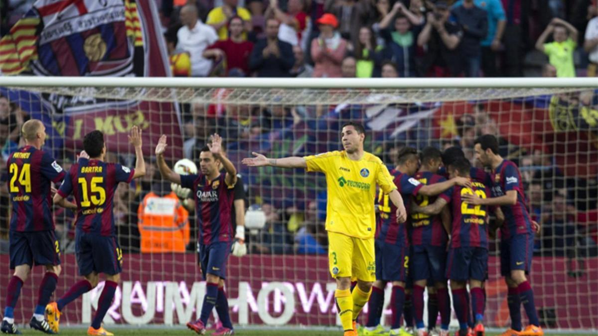 El Barça endosó un 6-0 al Getafe en su última visita al Camp Nou la temporada pasada