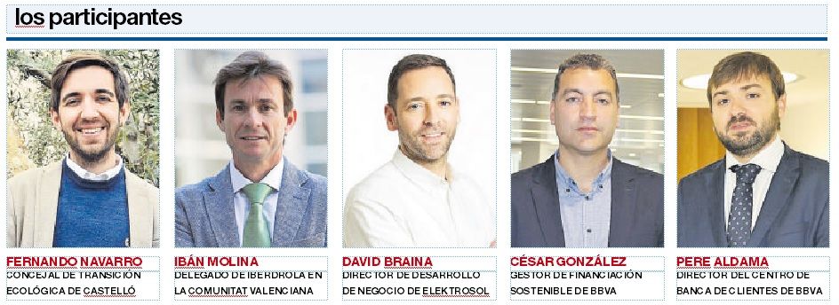 Los participantes de la mesa de redacción organizada por Mediterráneo y BBVA el próximo 1 de junio en Castelló.