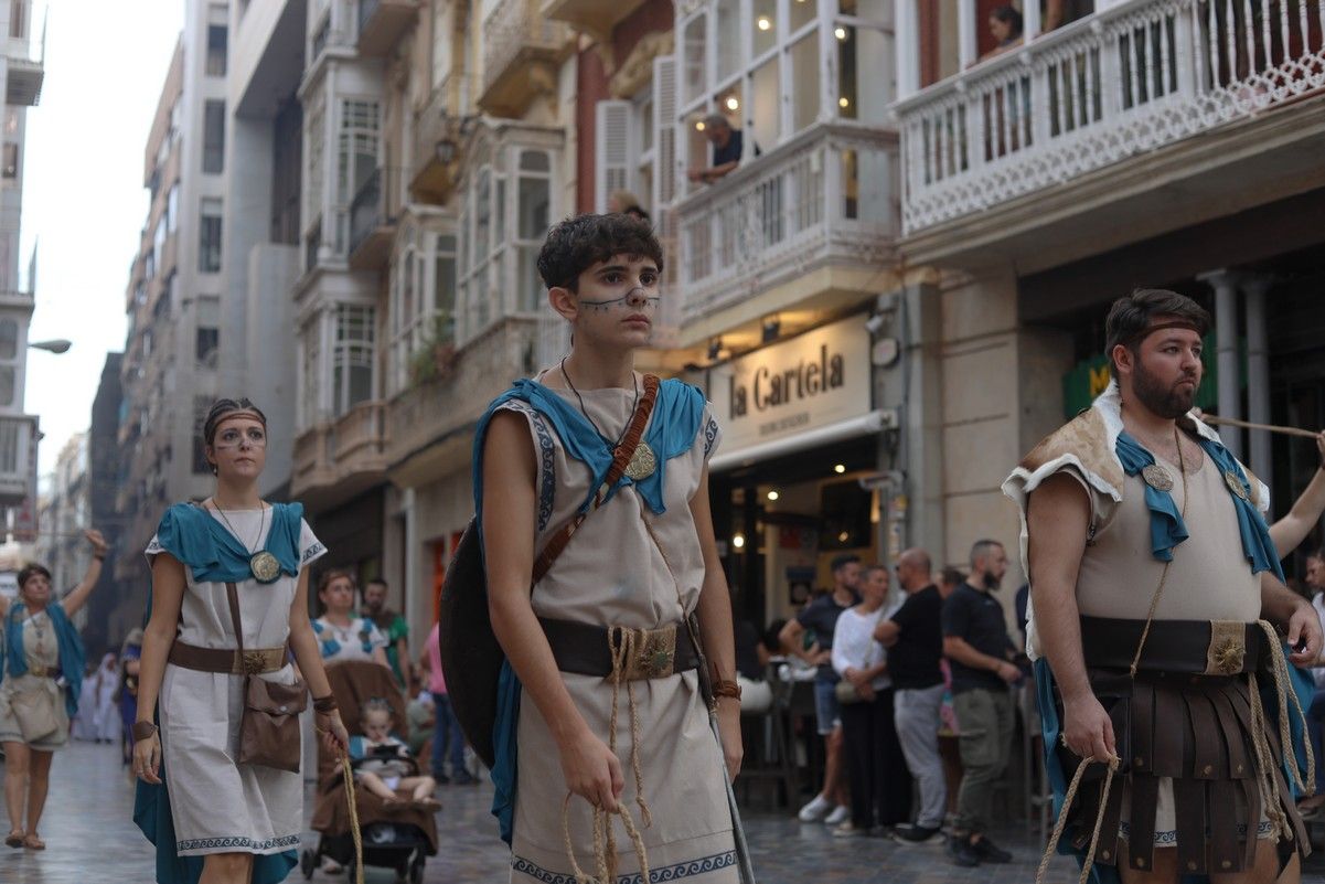 Todas las imágenes del Desfile General de Tropas y Legiones de este sábado en Cartagena