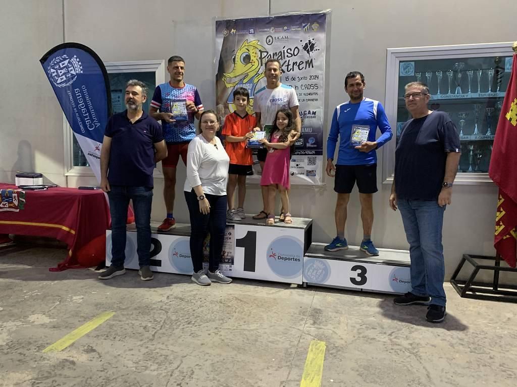 Entrega de premios del Cross Paraíso Xtreme