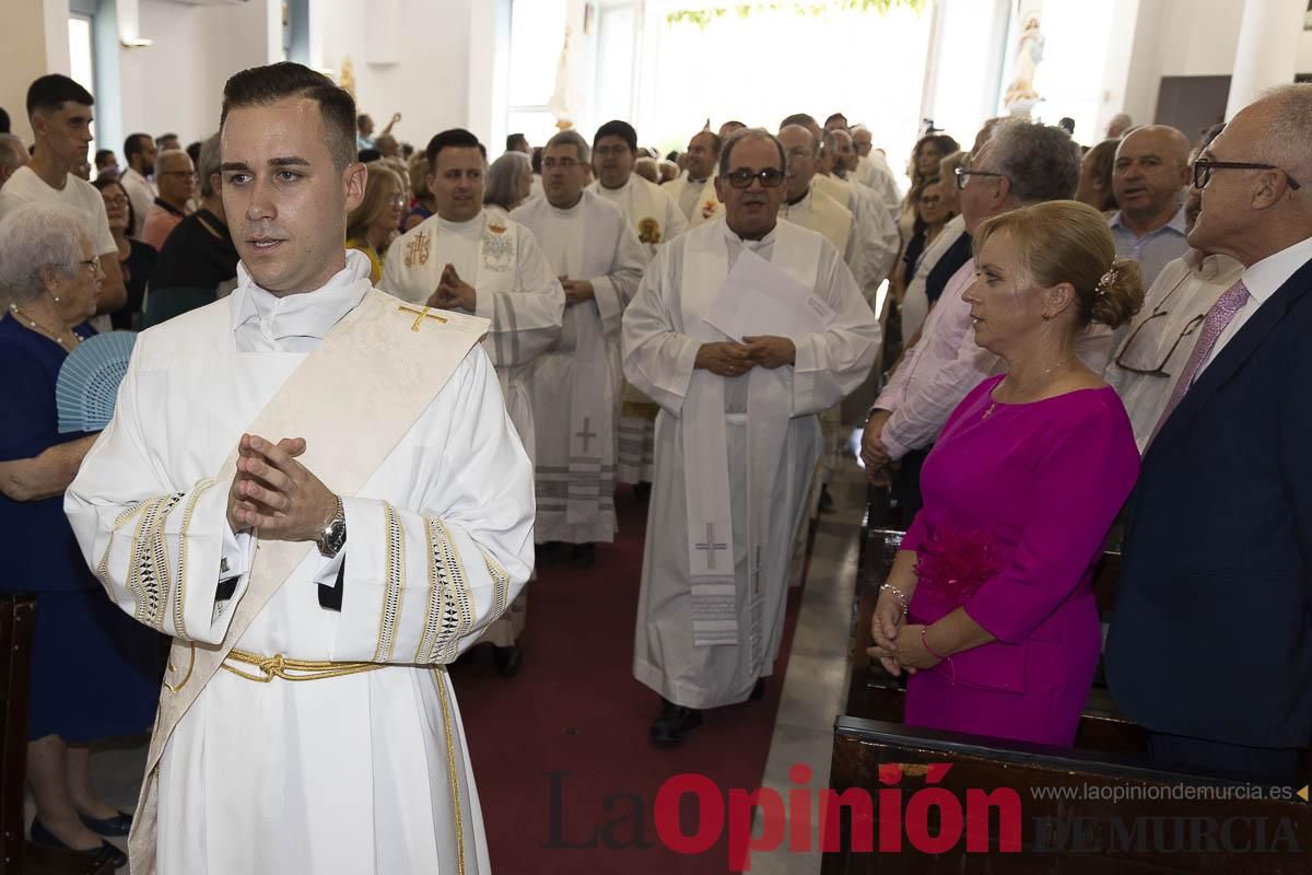 Así se ha vivido la ordenación sacerdotal de Miguel Tovar Fernández en la pedanía molinense de Torrealta