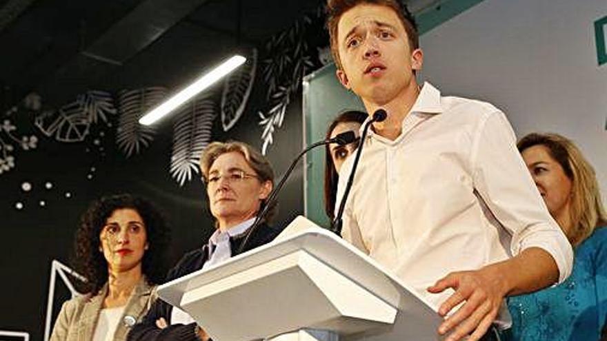 Íñigo Errejón, valorant els resultats electorals la nit del passat 10 de novembre.