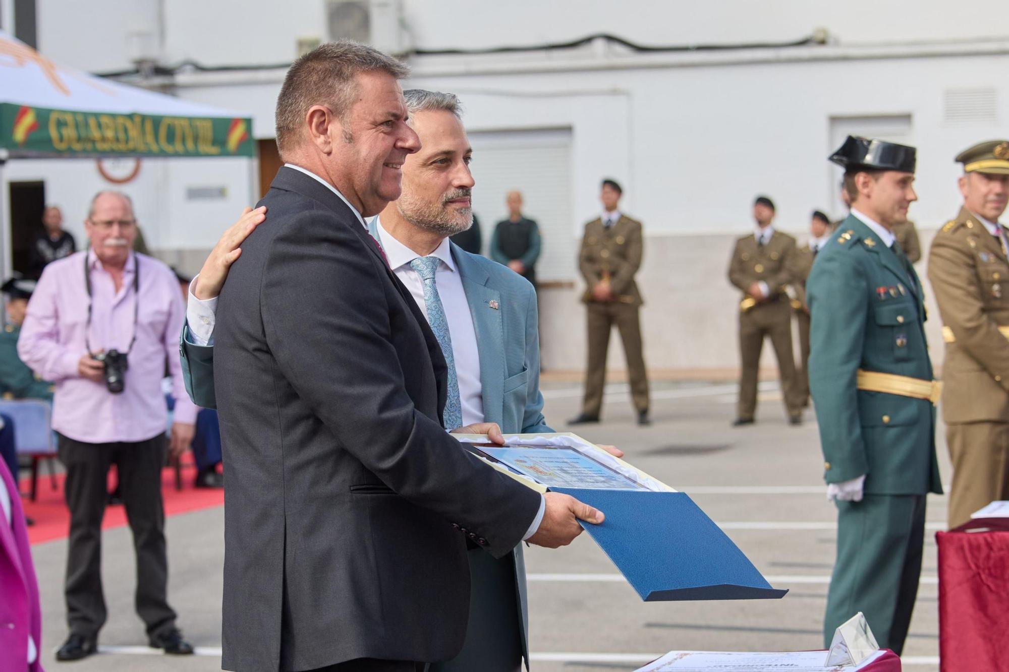 Imatges de la Guàrdia Civil celebrant la seva patrona a Girona