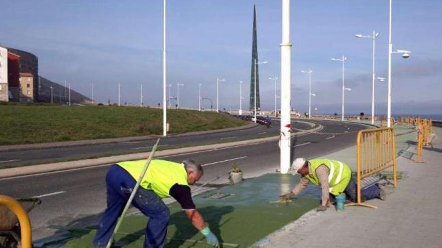 El paseo marítimo tendrá un pavimento más resistente