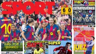 Estas son las portadas de la prensa deportiva de hoy