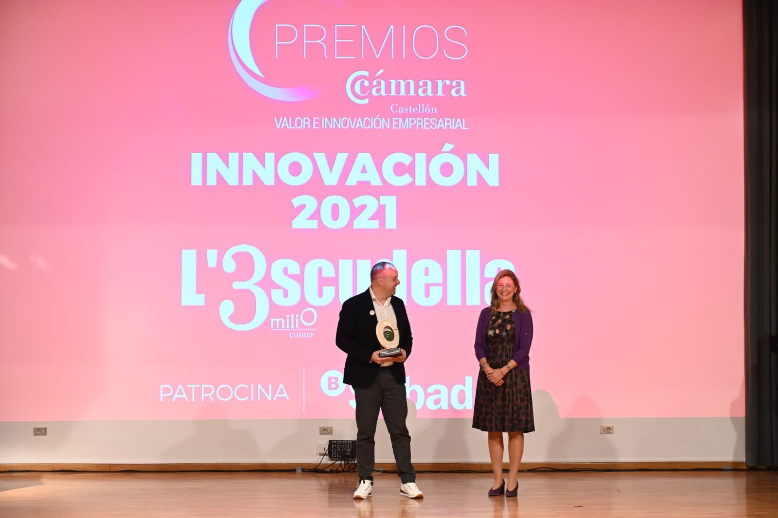 Entrega de premios en el acto de la Cámara de Comercio de Castellón