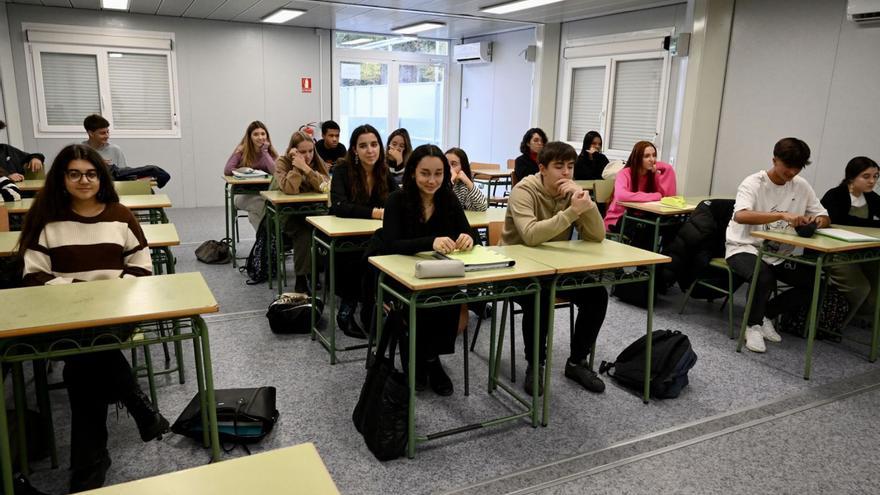 Las aulas móviles resisten las borrascas