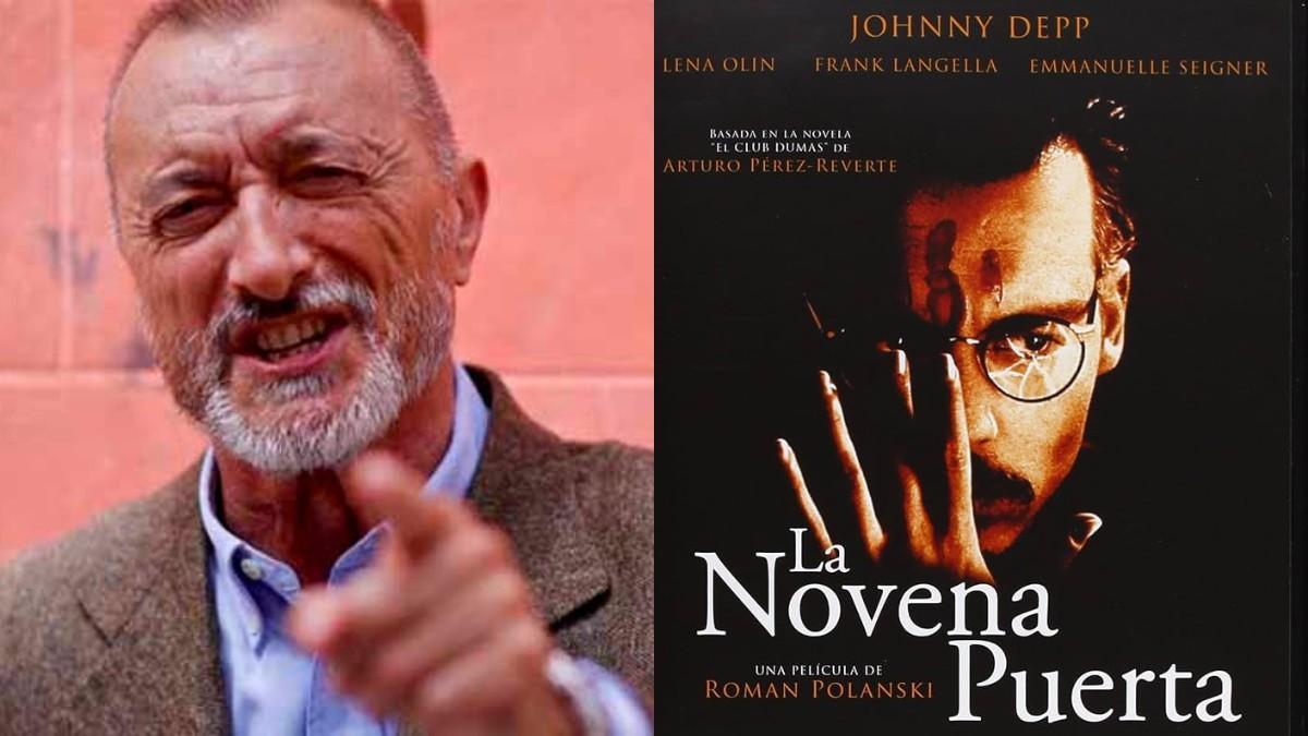 Arturo Pérez-Reverte y Johnny Depp.