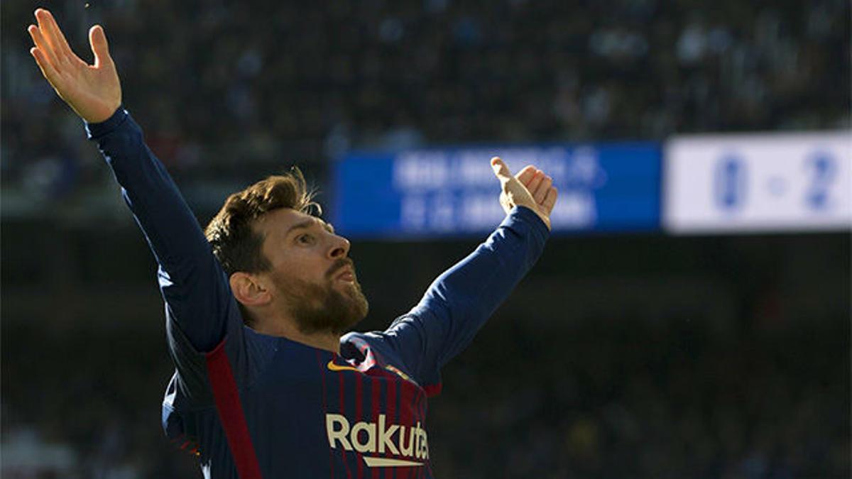 LALIGA | Real Madrid - FC Barcelona (0-3): La celebración de Messi