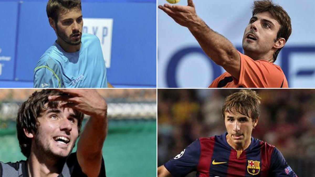 Los hermanos Samper y Granollers son deportistas de élite