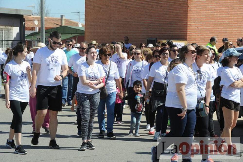 Marcha contra la violencia de género en La Aljorra