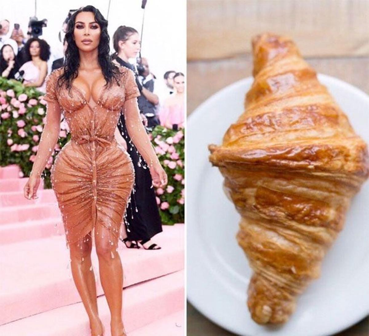 Kim Kardashian para desayunar