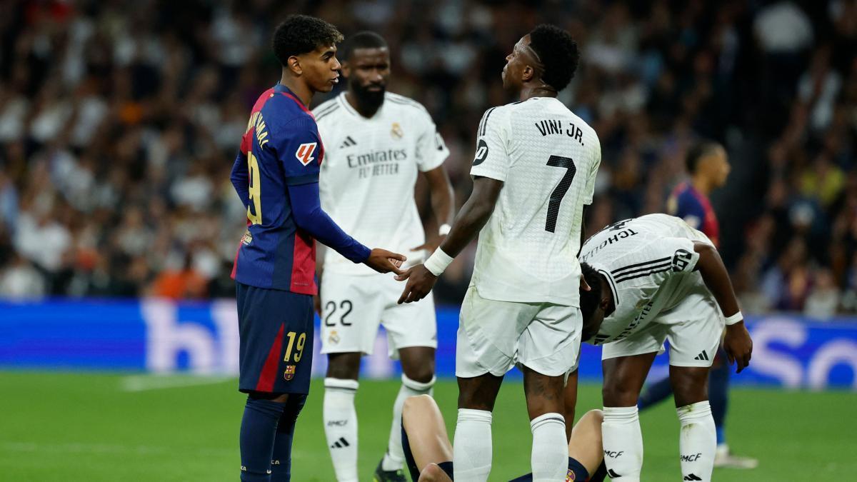 Lamine Yamal y Vinicius, en un clásico de esta temporada