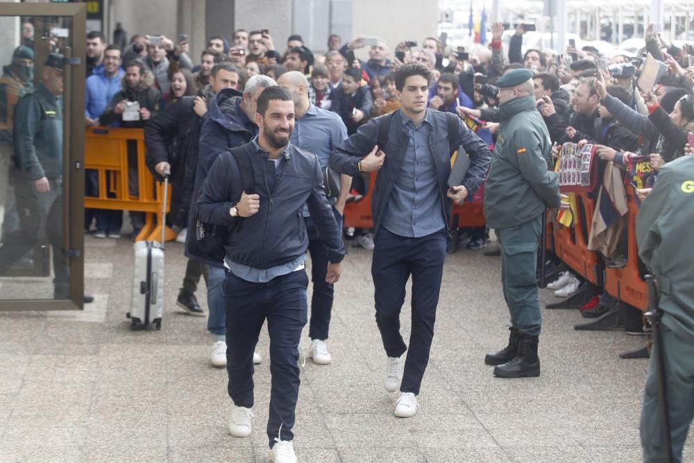 El Barcelona llega a Asturias para su duelo ante el Sporting