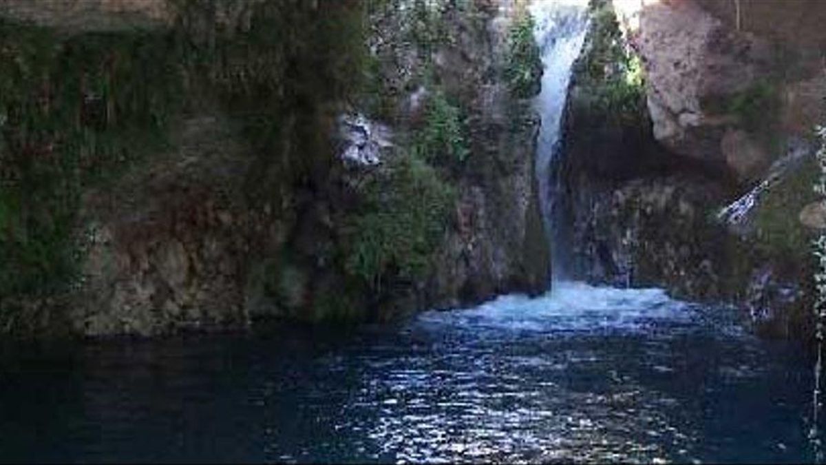 Un tramo del nacimiento del río Mula, en el Salto del Usero.