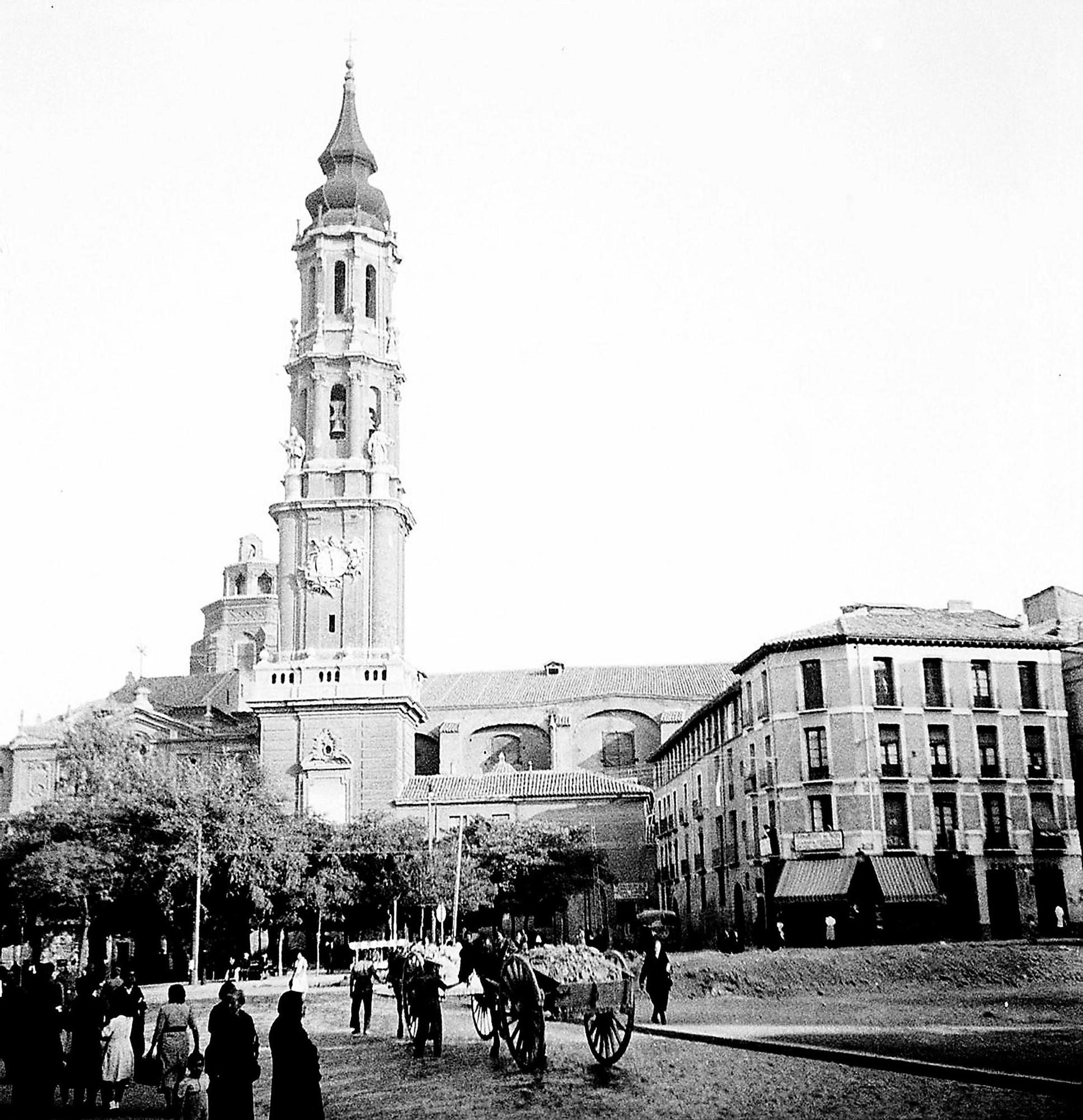 Así Zaragoza en los años 40, en imágenes