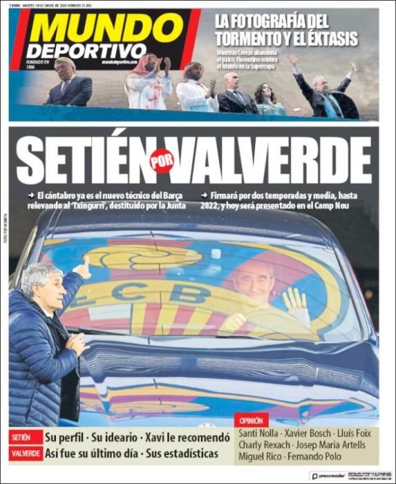 Mundo Deportivo martes 14 enero 2020