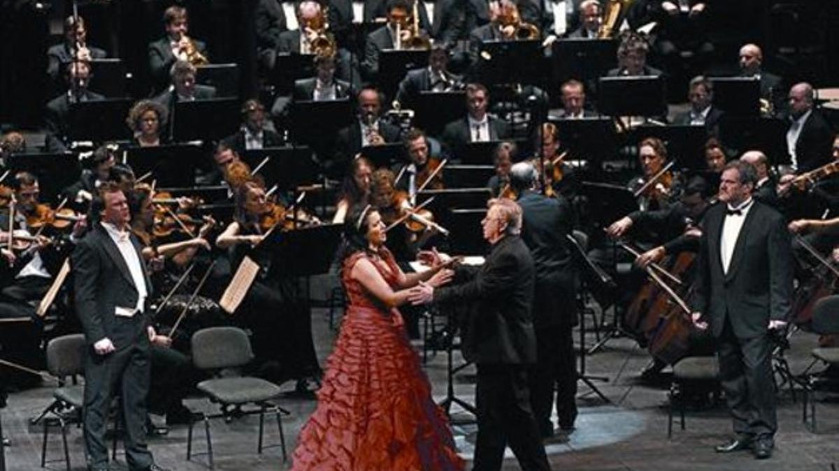 Netrebko en el Liceu 8Momento de la representación de 'Iolanta' en versión de concierto.