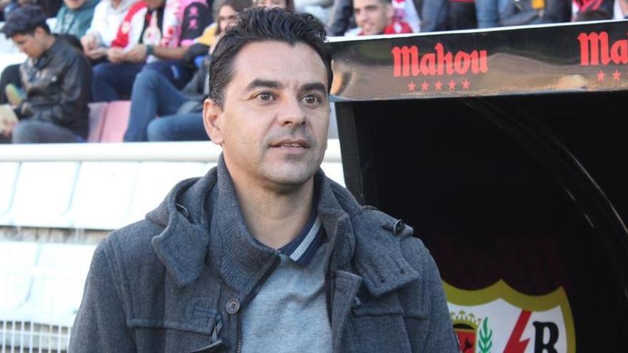 Míchel, entrenador del Rayo Vallecano.