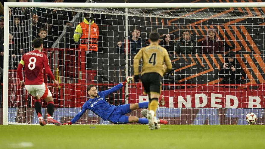 La Real sucumbe a Old Trafford