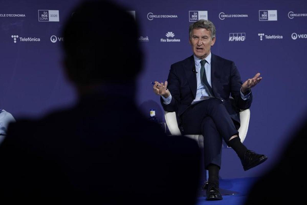 El presidente del PP, Alberto Núñez Feijóo.