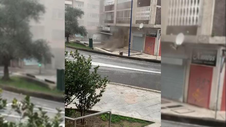 Arde un transformador en Sanjurjo Badía