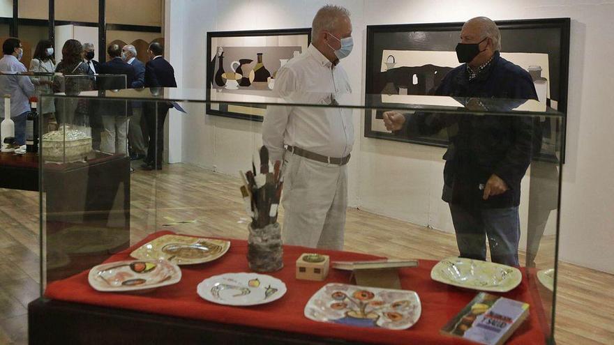 La exposición inaugurada ayer en la plaza de Trascorrales.