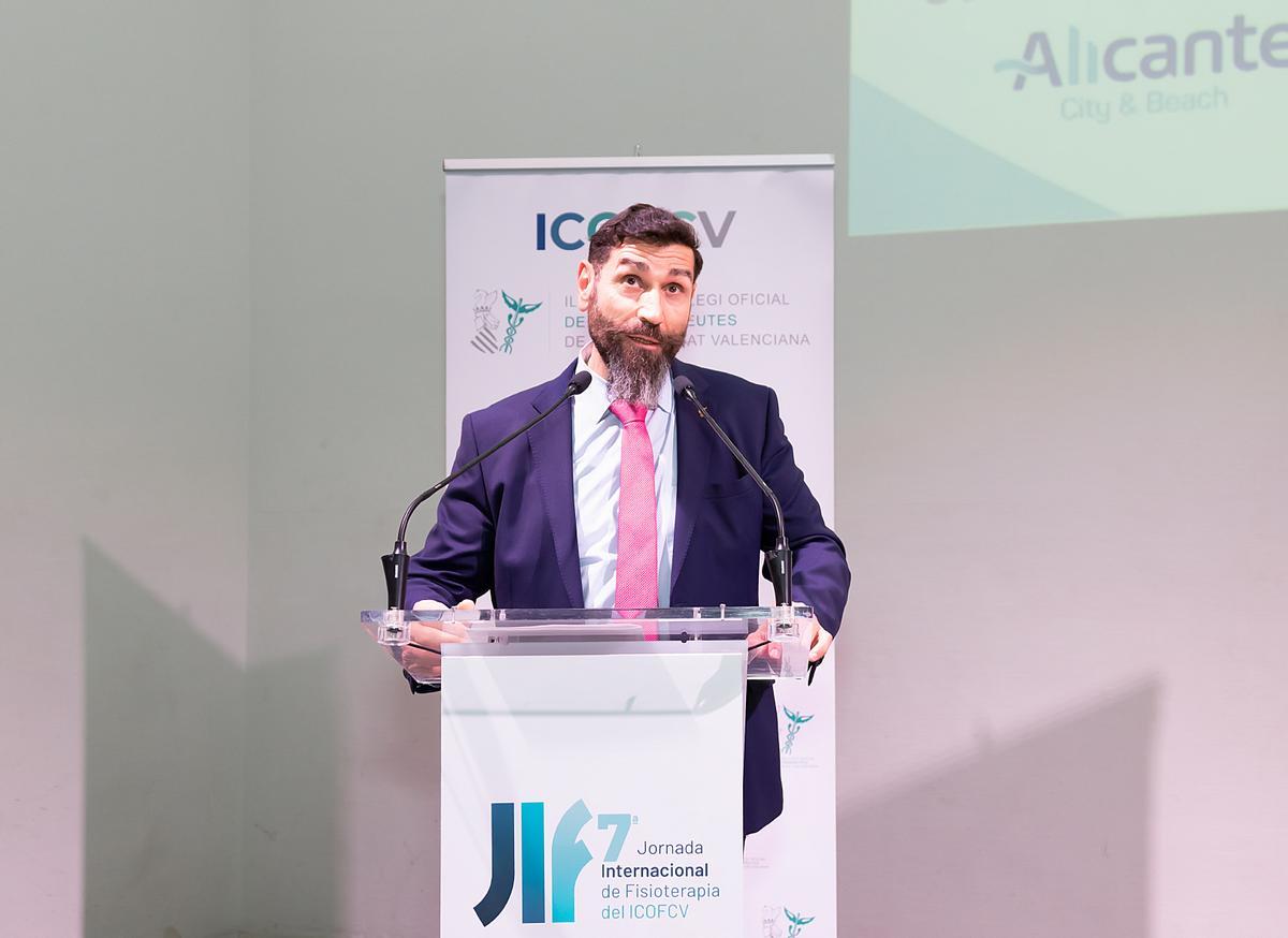 Josep Benítez, decano del Colegio de Fisioterapeutas de la Comunidad Valenciana